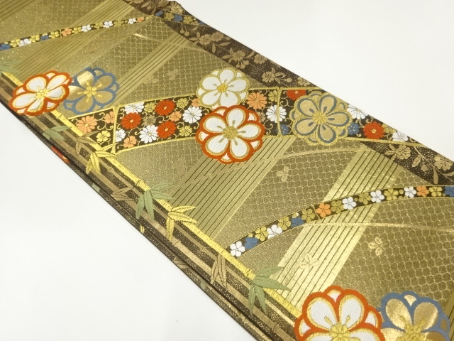 Japanese Kimono / Fukuro Obi Silk